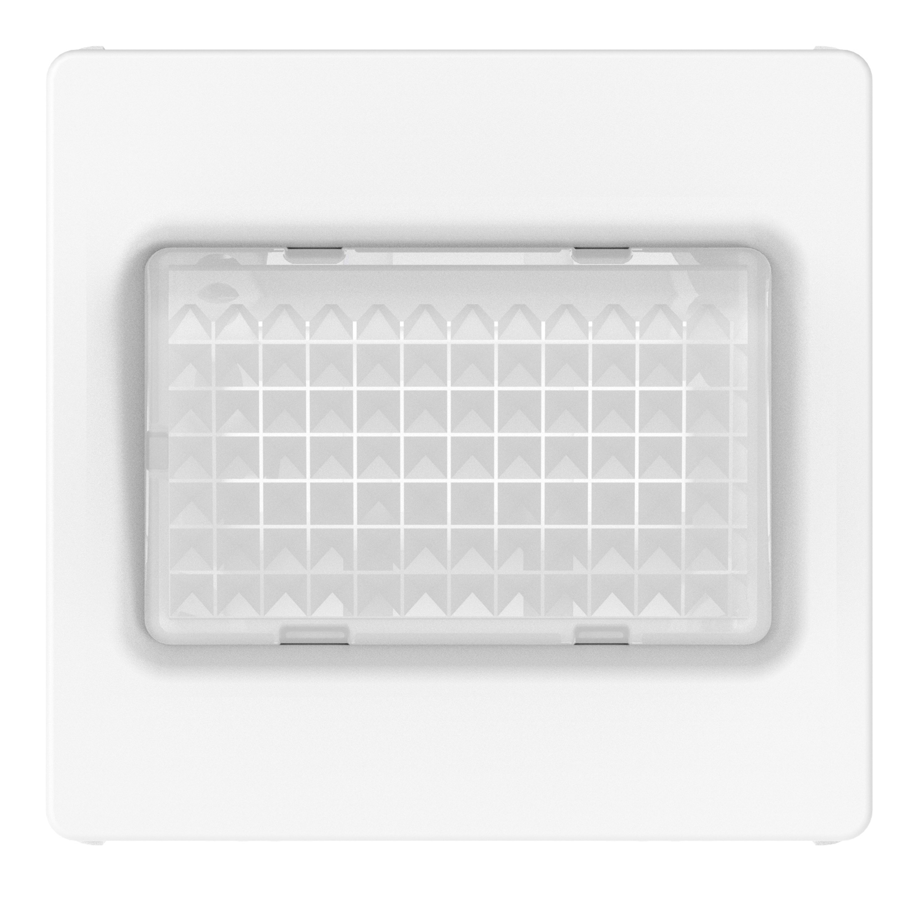 GEWISS - LAMPADA SEGNAPASSO - 12V AC/DC / 230V AC 50/60HZ - OPALE - 2 MODULI - BIANCO LUCIDO - SYSTEM PURA