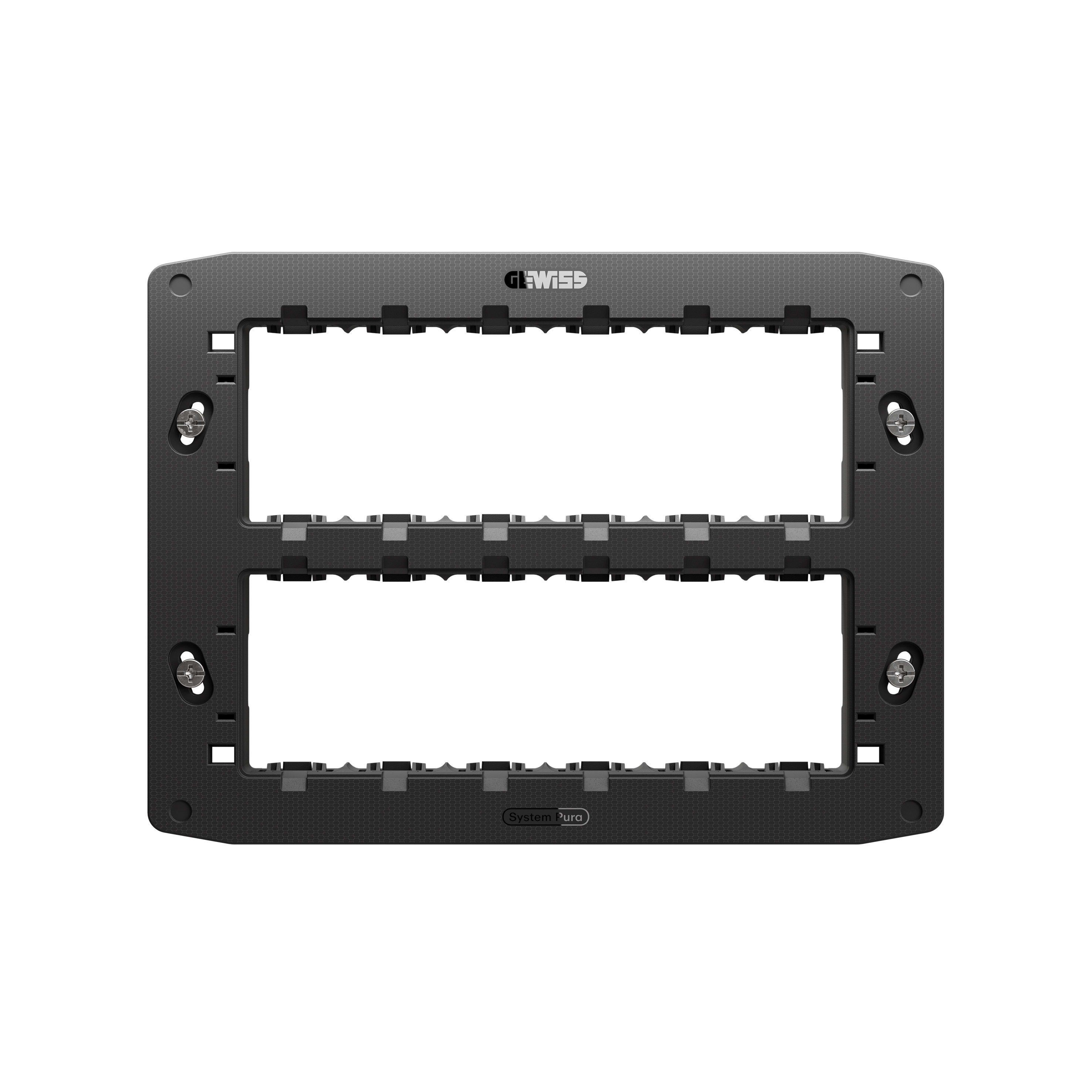 GEWISS - SUPPORTO - 6+6 POSTI - SYSTEM PURA