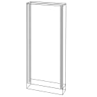 GEWISS - COPPIA DI MONTANTI ANTERIORI - QUADRI DA PAVIMENTO - QDX 630 L - 1800MM