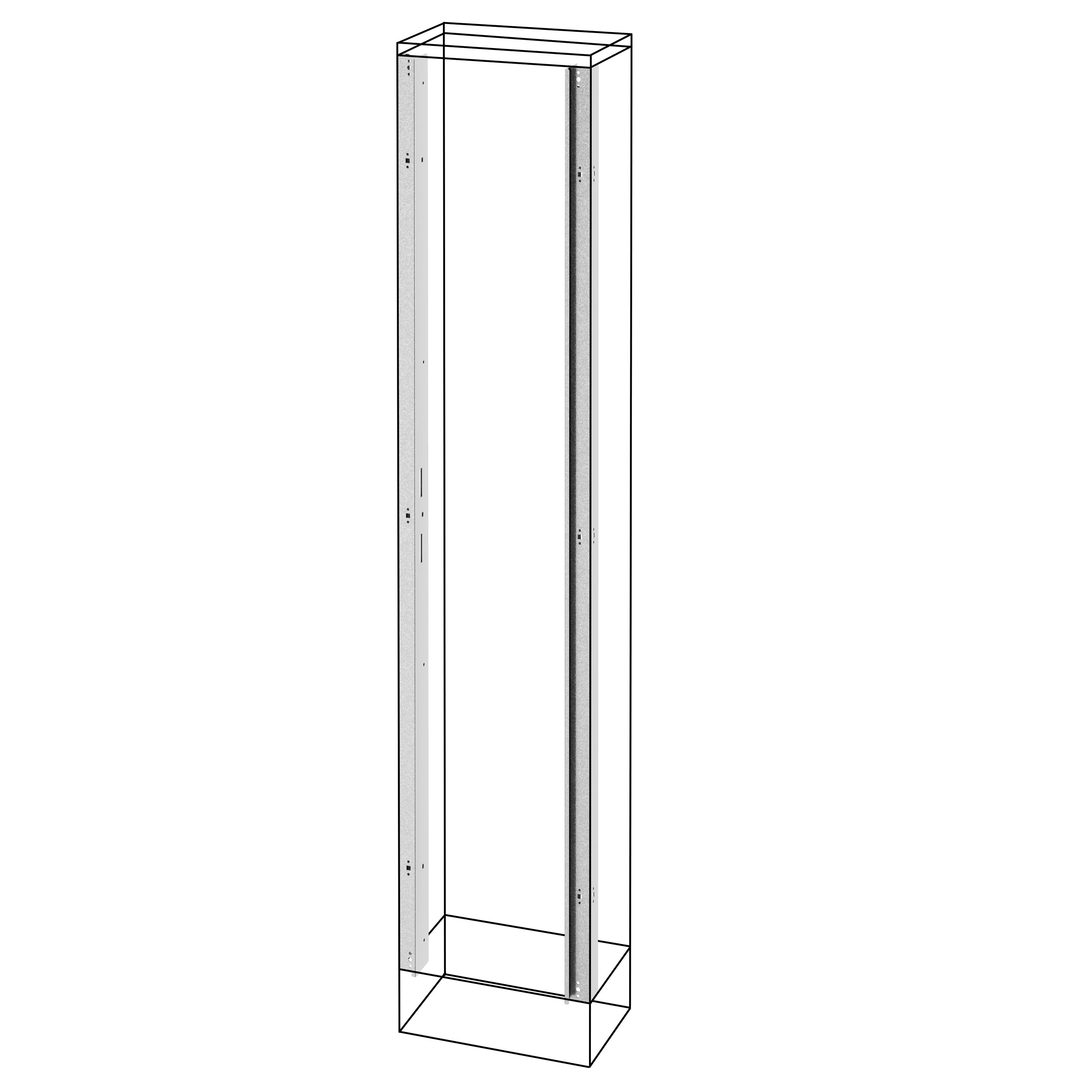 GEWISS - COPPIA DI MONTANTI ANTERIORI - PER VANO ESTERNO - QDX 630 L - 1800MM