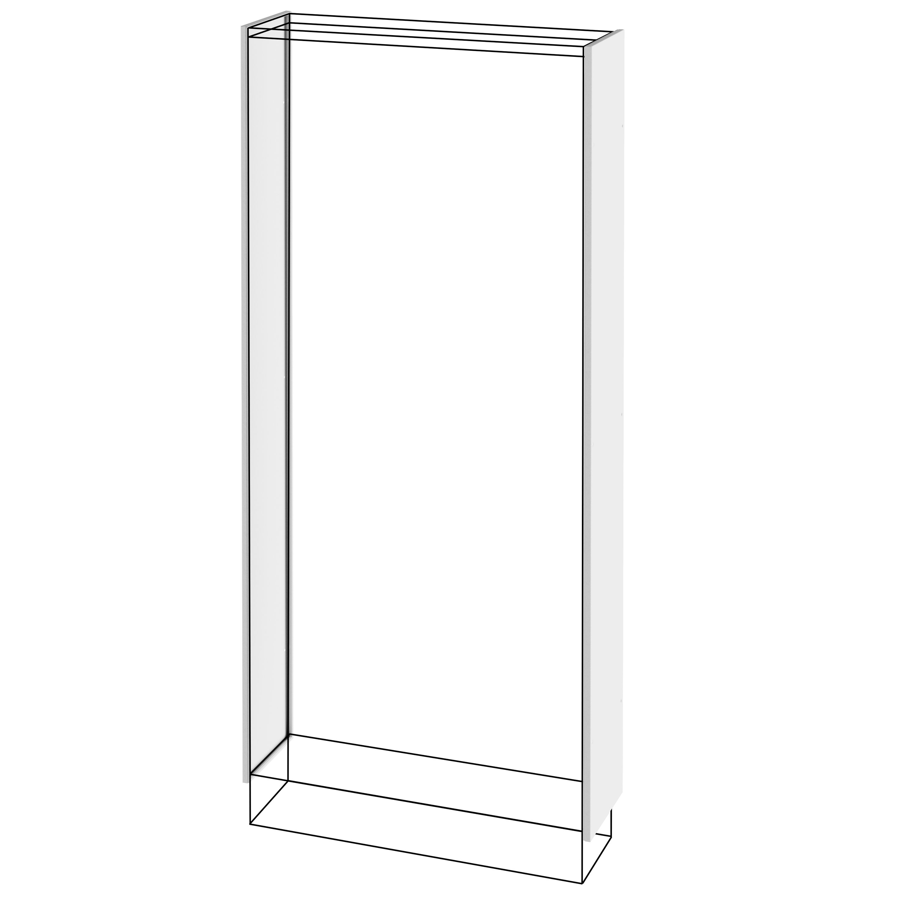 GEWISS - COPPIA DI PANNELLI LATERALI - QUADRO DA PAVIMENTO - QDX 630 L - 1800X200MM