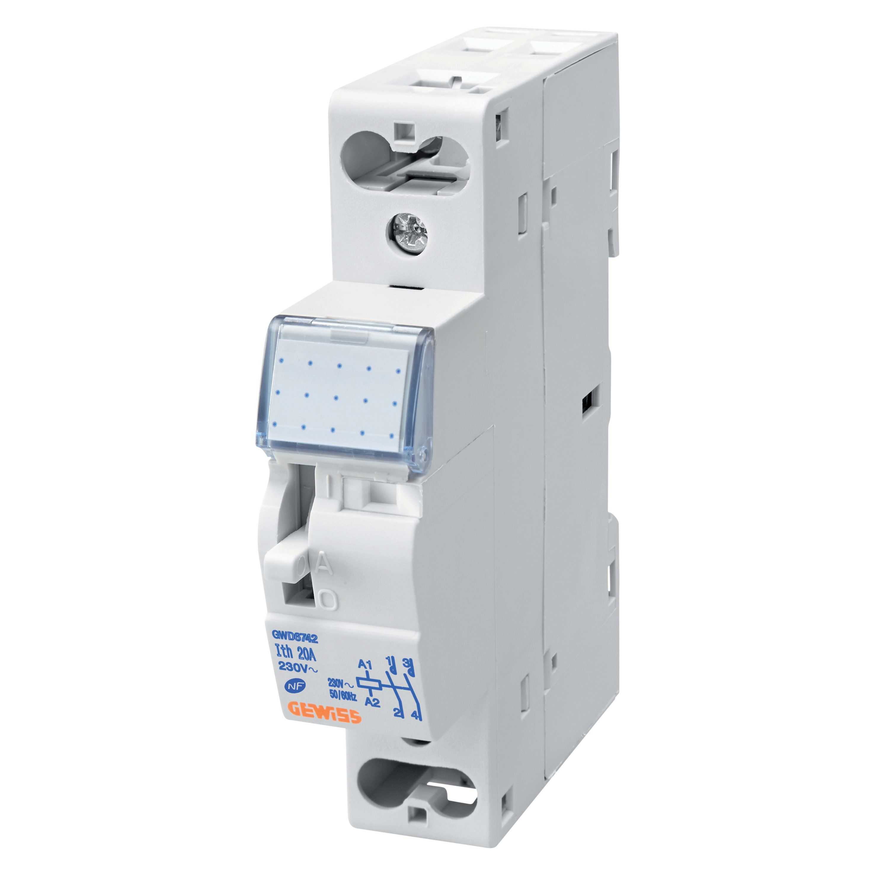 GEWISS - CONTATTORE CTRM - 20A 2NA 230V - 1 MODULO