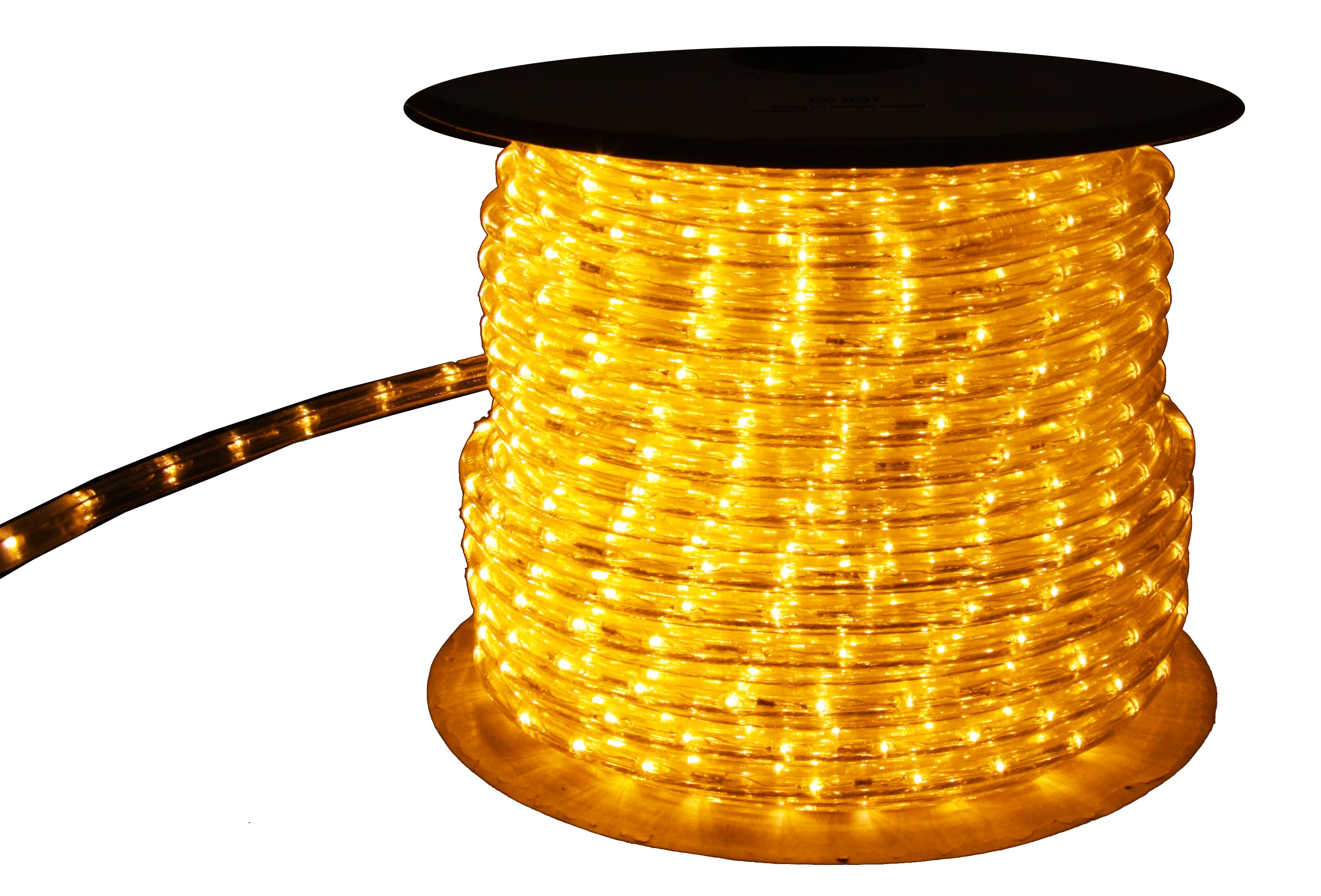 GIOCOPLAST NATALE - BOBINA 44M TUBO LED BIANCO CALDO D.13MM 2 FILI 1584 LED 220-240V IP44