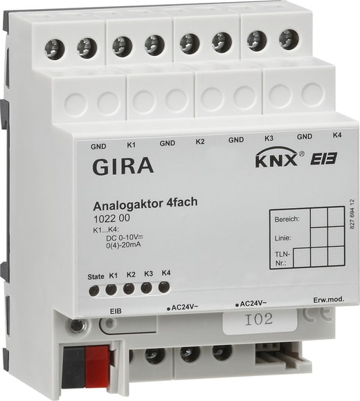 GIRA - ATT.ANALOGICO 4-M KNX AMG