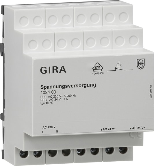 GIRA - ALIM.TENS. 24 V AC 1 A AMG