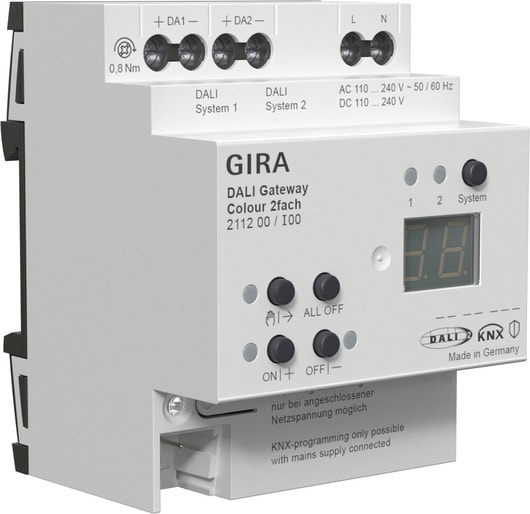 GIRA - GATEWAY DALI COLOUR 2-C AMG