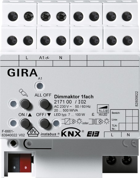 GIRA - ATT.DIM. 1-C 500 W/VA