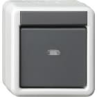 GIRA - AB PULS. 1-M FIN.CTRL. + 2 PUNTI KNX