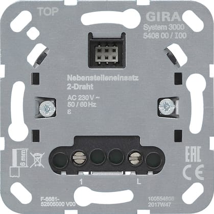 GIRA - MOD.APP.DER. S3000 2 FILI