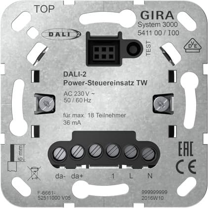 GIRA - MOD.CTRL.POWER DALI-2 S3000 TW
