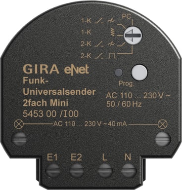 GIRA - TRASMETT.UNIV.RAD. 2-C MINI