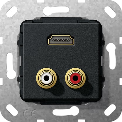 GIRA - RCA AUDIO HDMI CONN.