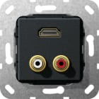 GIRA - RCA AUDIO HDMI CONN.