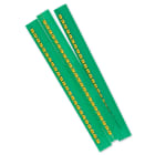 GRAFOPLAST - Stecche Medie 2,3 mm numero "1" Stampa Nera su Fondo Giallo - 50 stecche (1200 elementi)