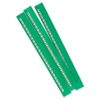 GRAFOPLAST - Stecche Medie 2,3 mm lettera "G" Stampa Nera su Fondo Bianco - 50 stecche (1200 elementi)