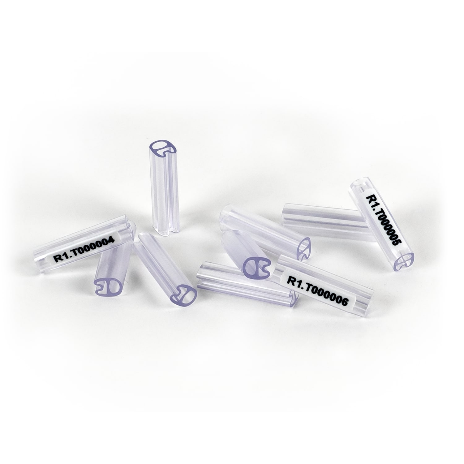 GRAFOPLAST - Tubetto Soft Trasparente Serie 200 Lungo 23 mm diametro da 1.5 a 2.5 confezione da 500 pezzi