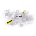 GRAFOPLAST - Tubetto Rigido Trasparente Serie 400 Lunghezza 12 mm diametro da 1.5 a 2.5 mm - 1000 pezzi