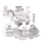 GRAFOPLAST - Tubetto Doppia Cava Lunghezza 23 mm diametro da 10 a 12 mm - 50 pezzi
