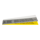 GRAFOPLAST - Targa per Quadro in PVC adesivo METAL 500X70 mm 16 pezzi