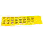 GRAFOPLAST - Tessera Cavi FLAT in PVC Giallo 18x4 mm  - confezione da 2880 pezzi