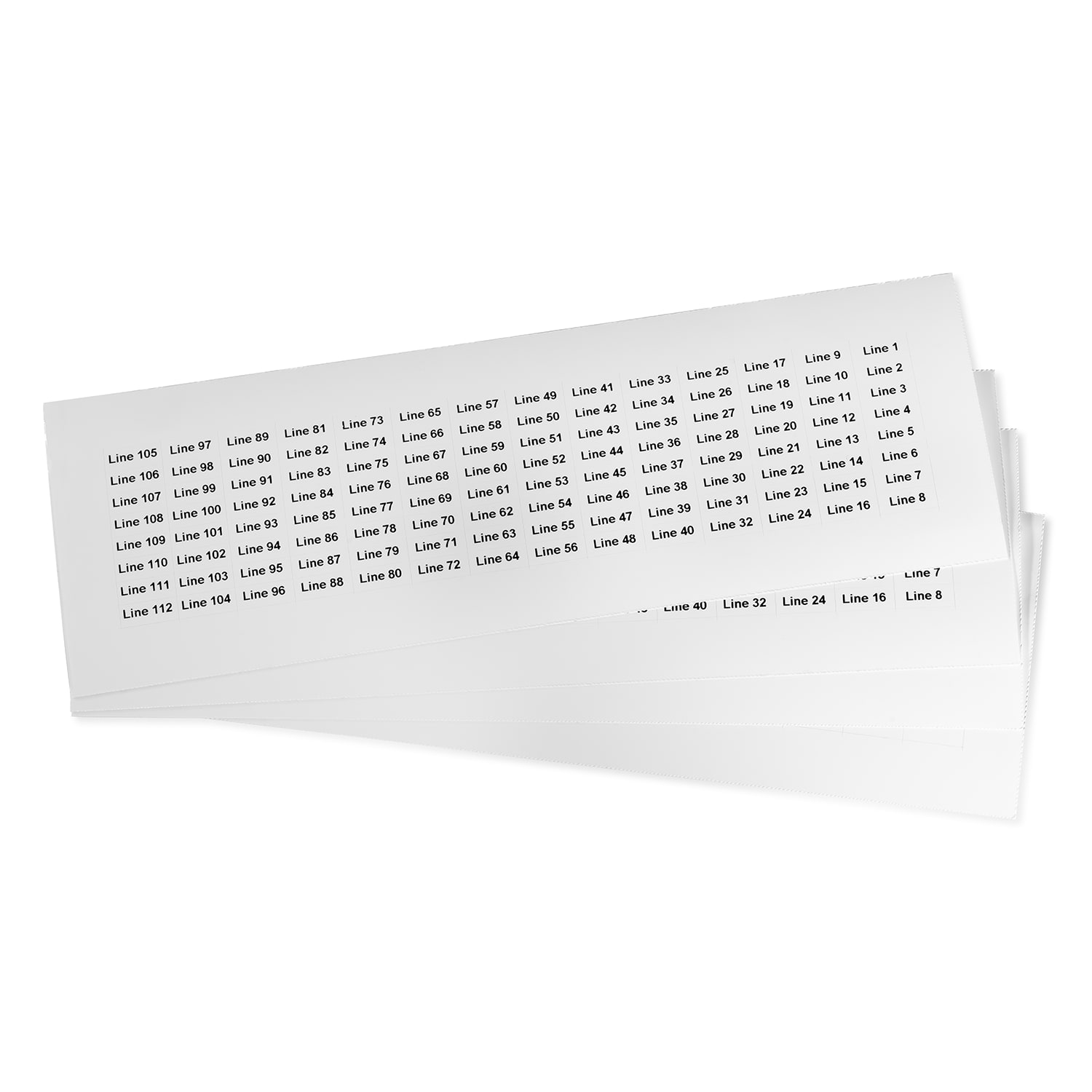 GRAFOPLAST - Etichetta adesiva in vinile Bianco 15x6 mm - confezione da 2240 pezzi