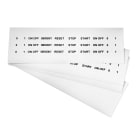 GRAFOPLAST - Etichetta Adesiva in vinile Bianco 27x15 mm - confezione da 480 pezzi