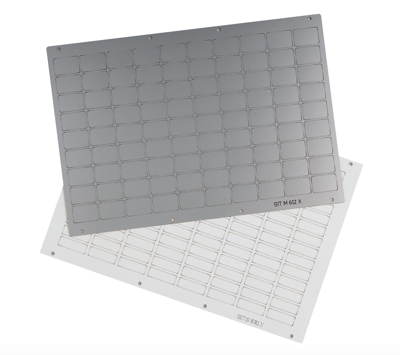 GRAFOPLAST - Targhetta Adesiva 35 x 15 mm Bianco - 176 pezzi