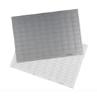 GRAFOPLAST - Targhetta Adesiva 35 x 15 mm Bianco - 176 pezzi