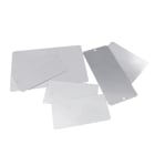 GRAFOPLAST - Targhette alluminio 50x15mm con 2 fori 27 pezzi per foglio