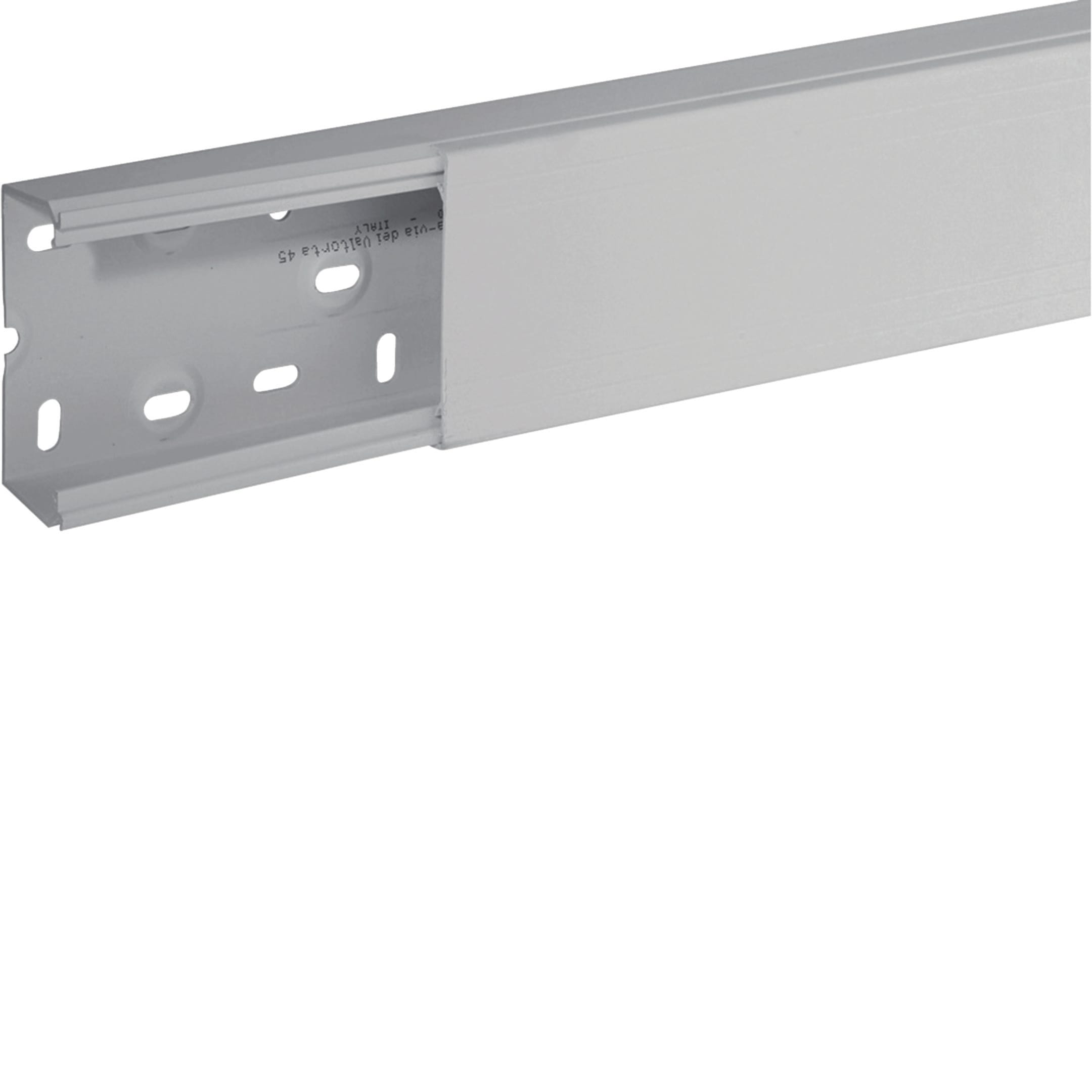 HAGER BOCCHIOTTI - TA-N 80x40 G Canale porta apparecchi e porta cavi GRIGIO