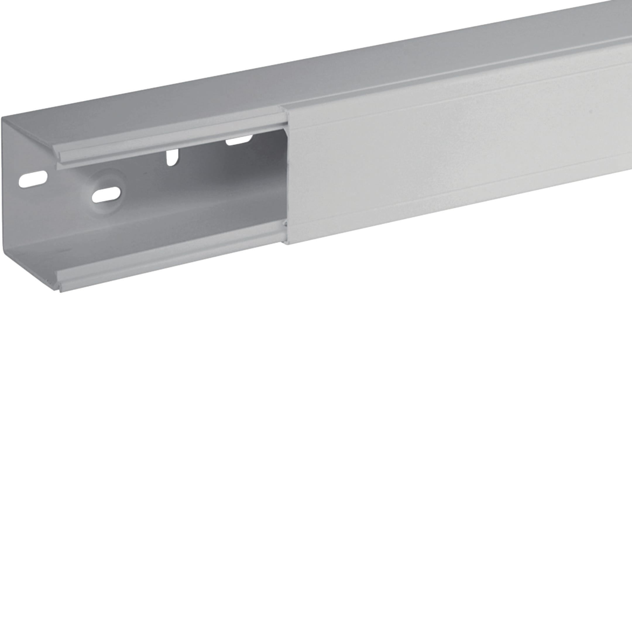 HAGER BOCCHIOTTI - Canale porta apparecchi e porta cavi grigio completo di coperchio TA-N 60x60 G