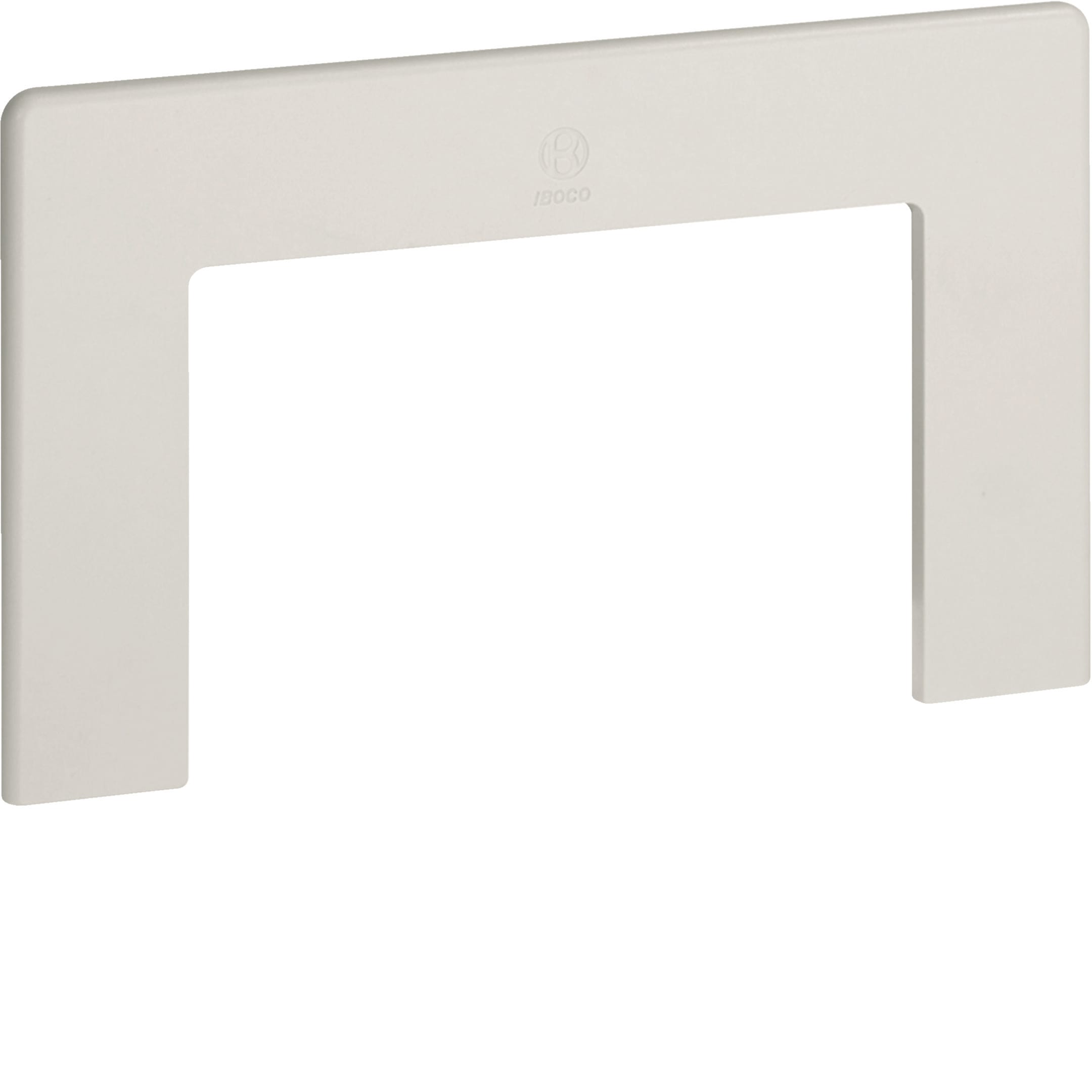 HAGER BOCCHIOTTI - Raccordo quadro/muro per canali linee TA-N / TA-EN bianco RQM 120 W