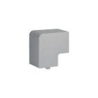 HAGER BOCCHIOTTI - Angolo piano per canali linea TA-EN grigio NPAN 40x40 G