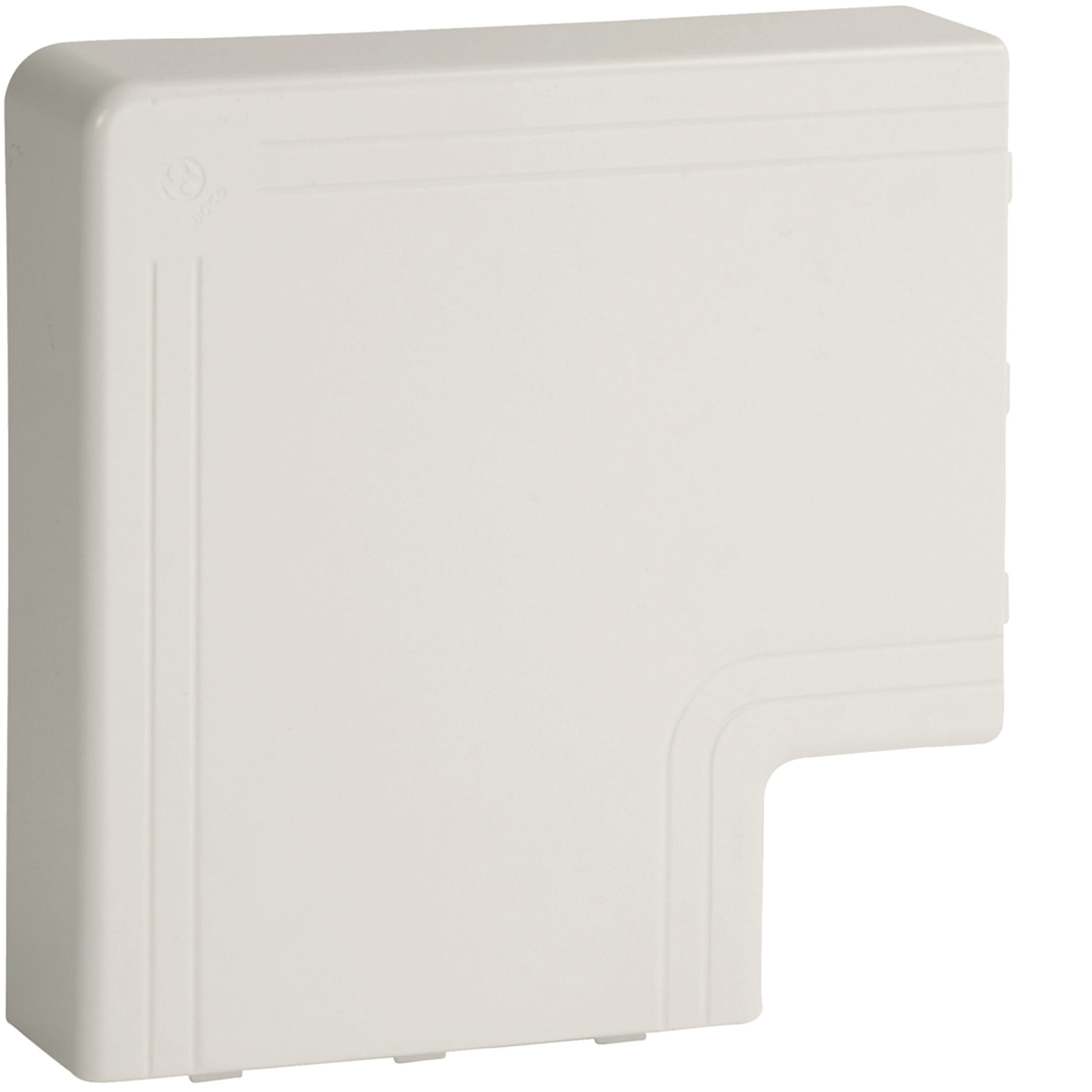 HAGER BOCCHIOTTI - Angolo piano per canali linee TA-N / TA-EN bianco NPAN 120x40 W