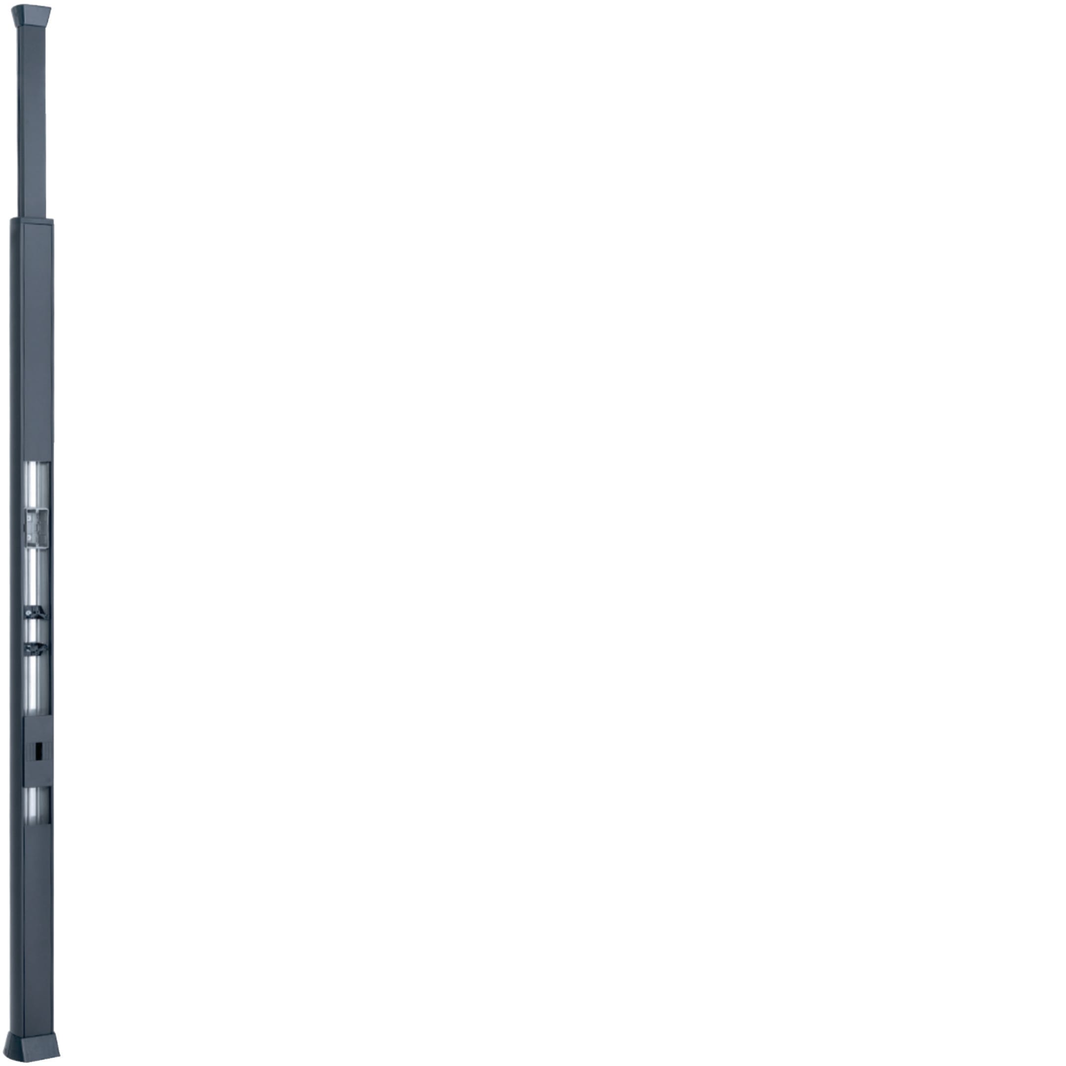 HAGER BOCCHIOTTI - Colonna monofacciale porta apparecchi in alluminio nero ardesia UNA 2700 NR