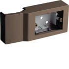 HAGER BOCCHIOTTI - Scatola porta apparecchi universale 3 moduli linea TCN marrone SRCNI B