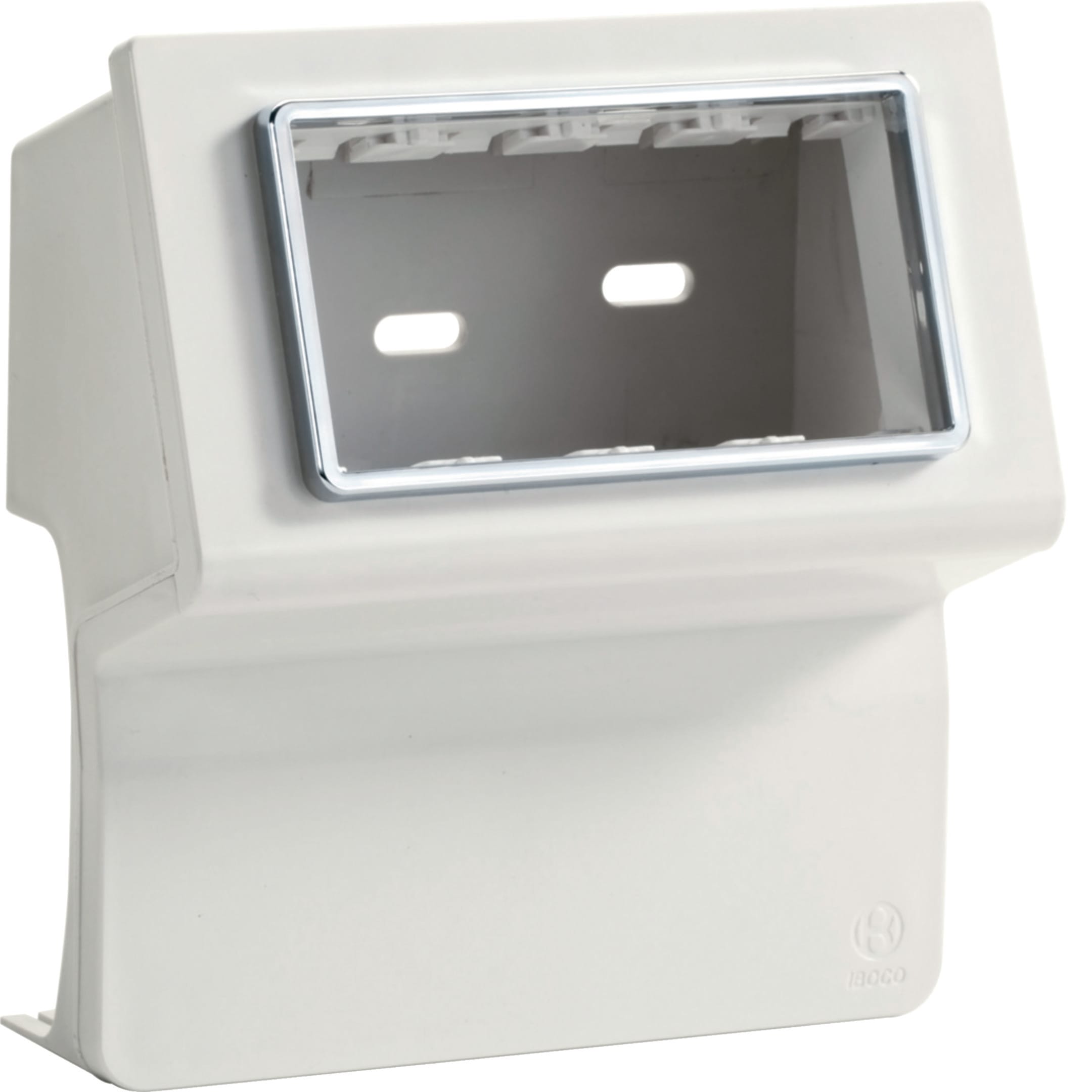 HAGER BOCCHIOTTI - Scatola porta apparecchi Pepita 4 moduli linea TCN bianco SCN 4 AP W