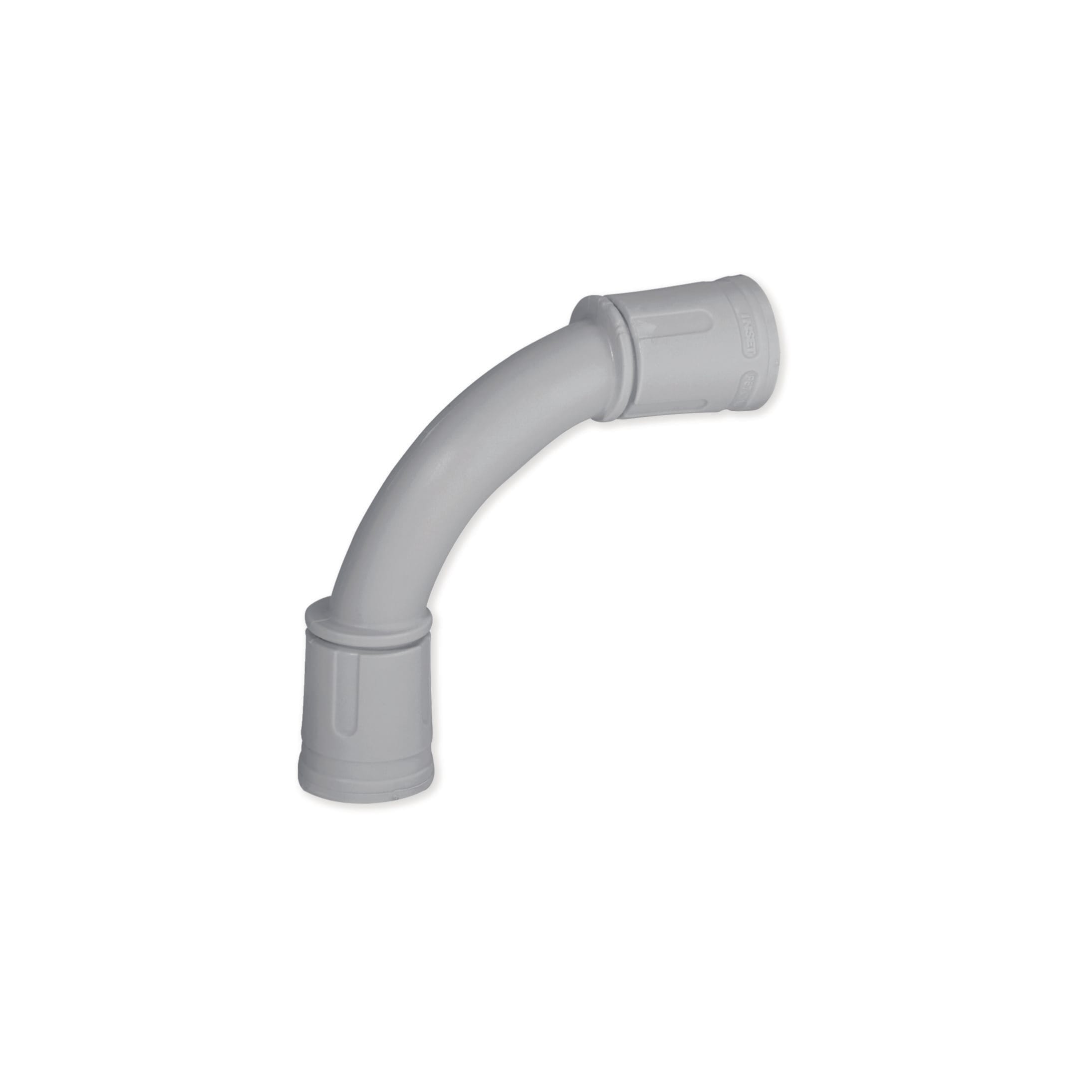 HAGER BOCCHIOTTI - CIRN20 CURVA 90° TUBO RIGIDO GRI IP67