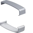 HAGER BOCCHIOTTI - Giunto fondo 40mm per canale ALU-B alluminio opaco GF-ALU 40 AO