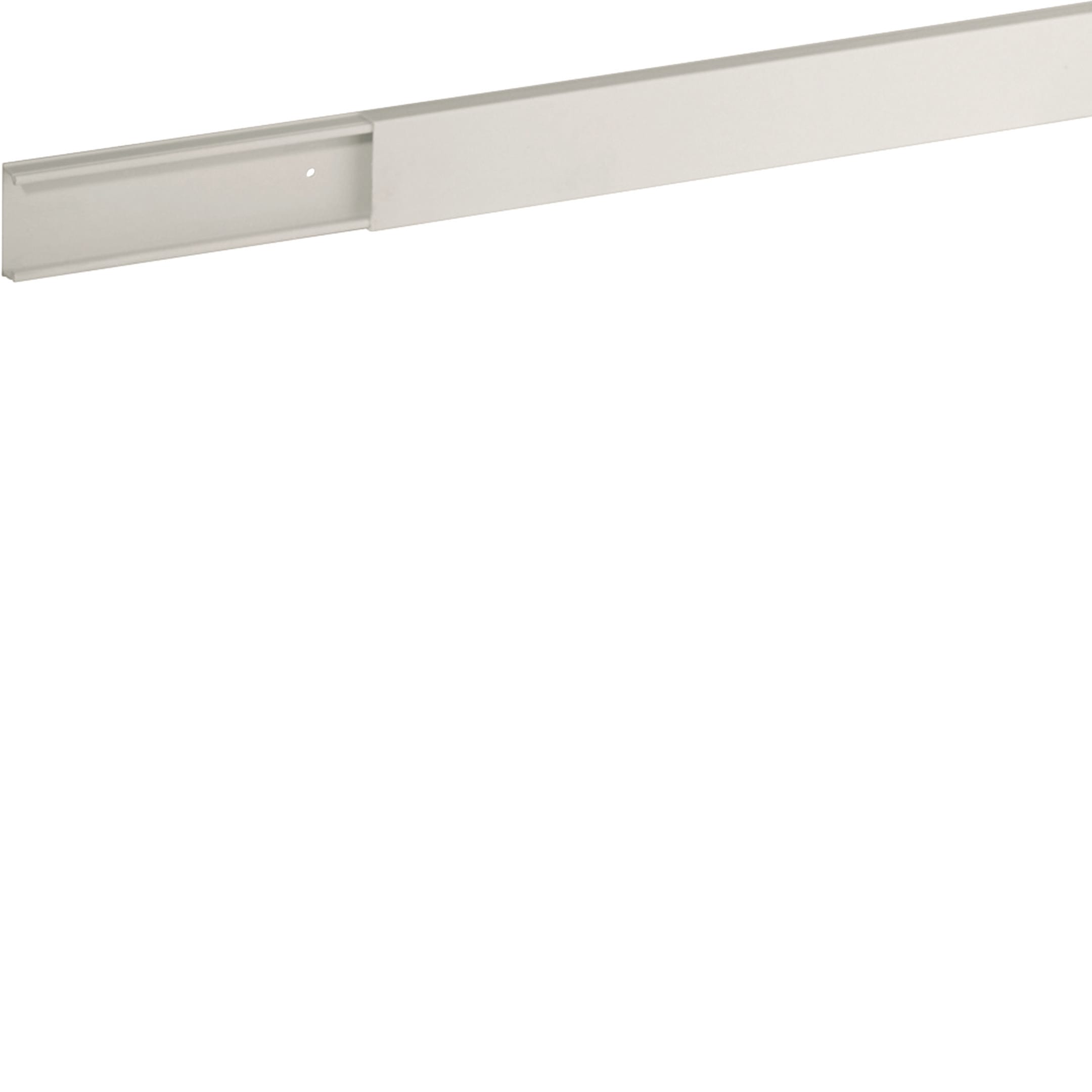 HAGER BOCCHIOTTI - TMU 30/1x10 W Minicanale monoscomparto con coperchio avvolgente BIANCO