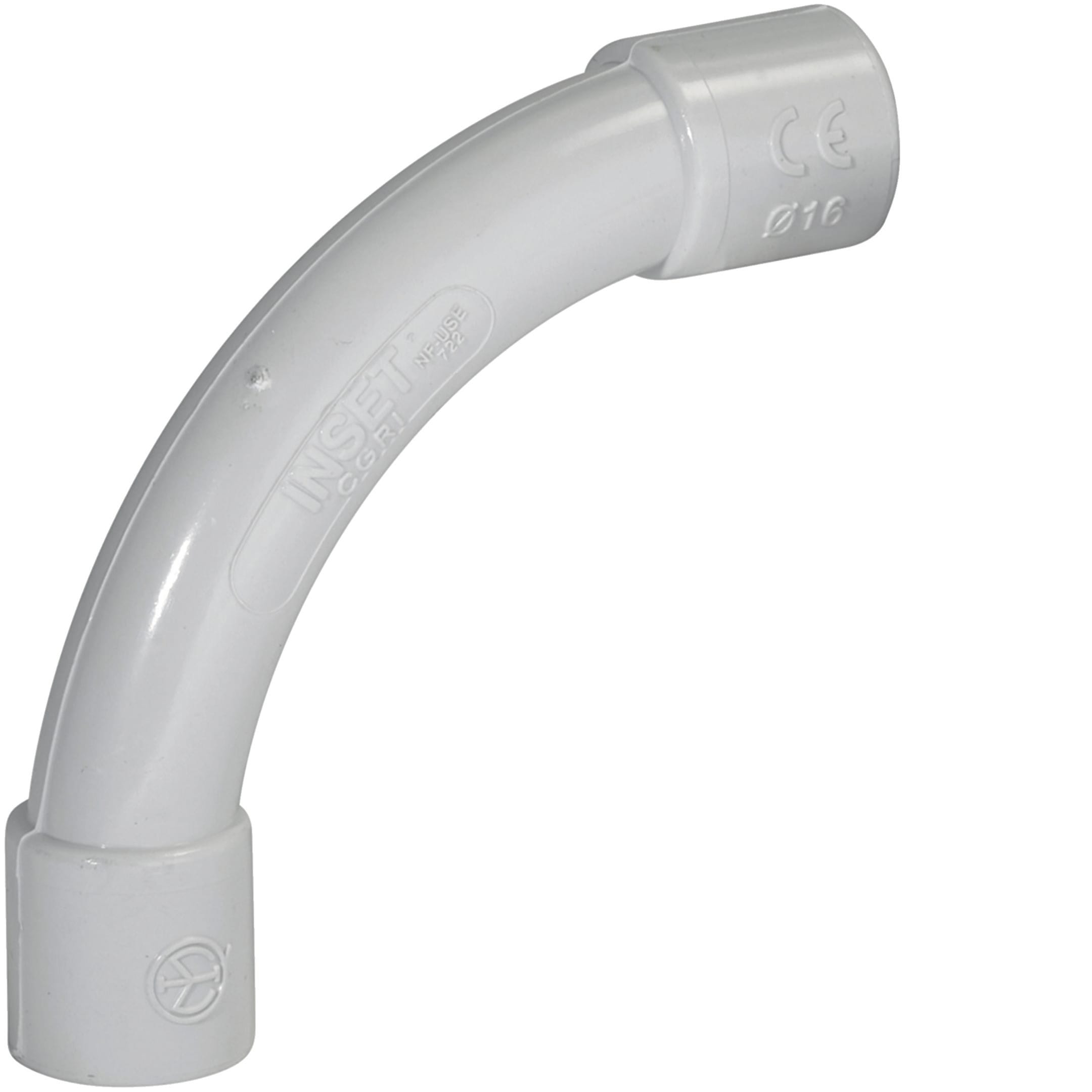 HAGER BOCCHIOTTI - CGRI20   CURVA 90° TUBO RIGIDO GRI IP40