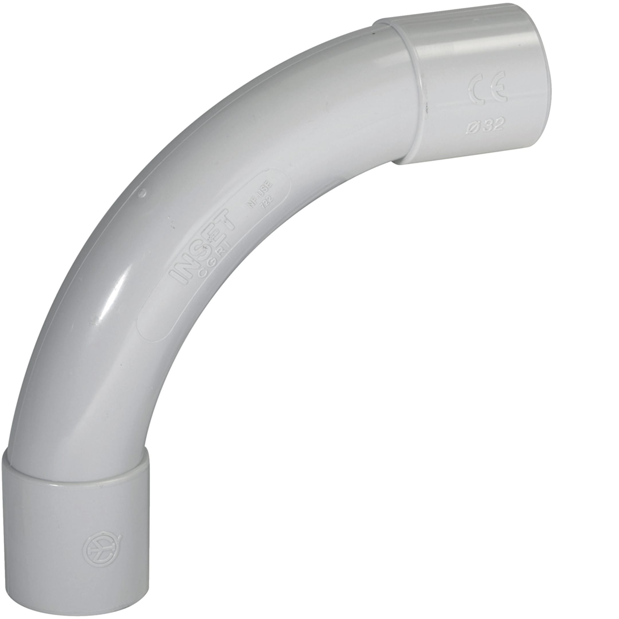 HAGER BOCCHIOTTI - CGRI32 CURVA 90° TUBO RIGIDO GRI IP40