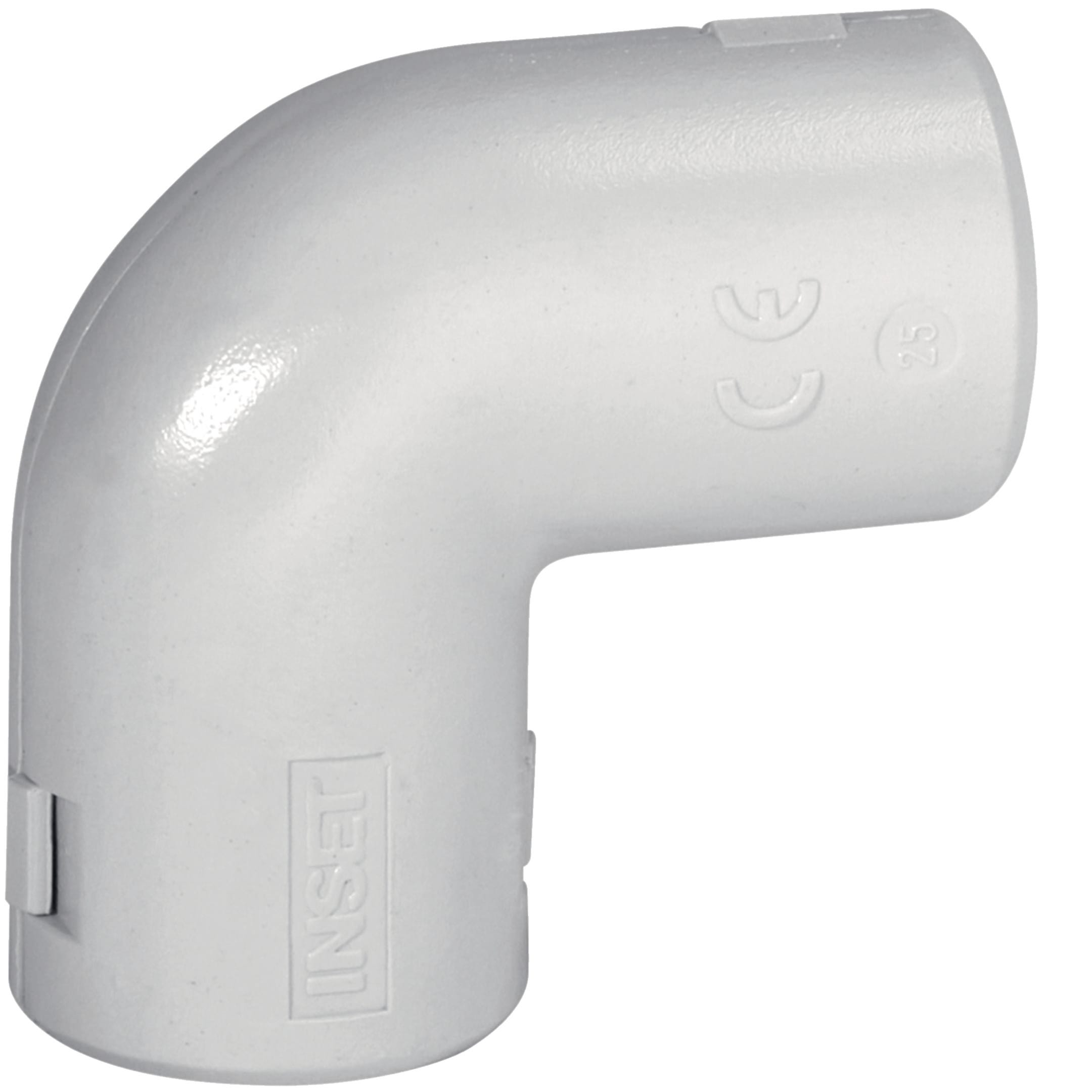 HAGER BOCCHIOTTI - CISP16 CURVA 90° ISPEZ.T.RIG. GRI IP40