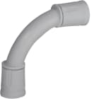 HAGER BOCCHIOTTI - Curva a 90° ad innesto rapido IP67 grigia in sacchetto da 6pz CIRN20