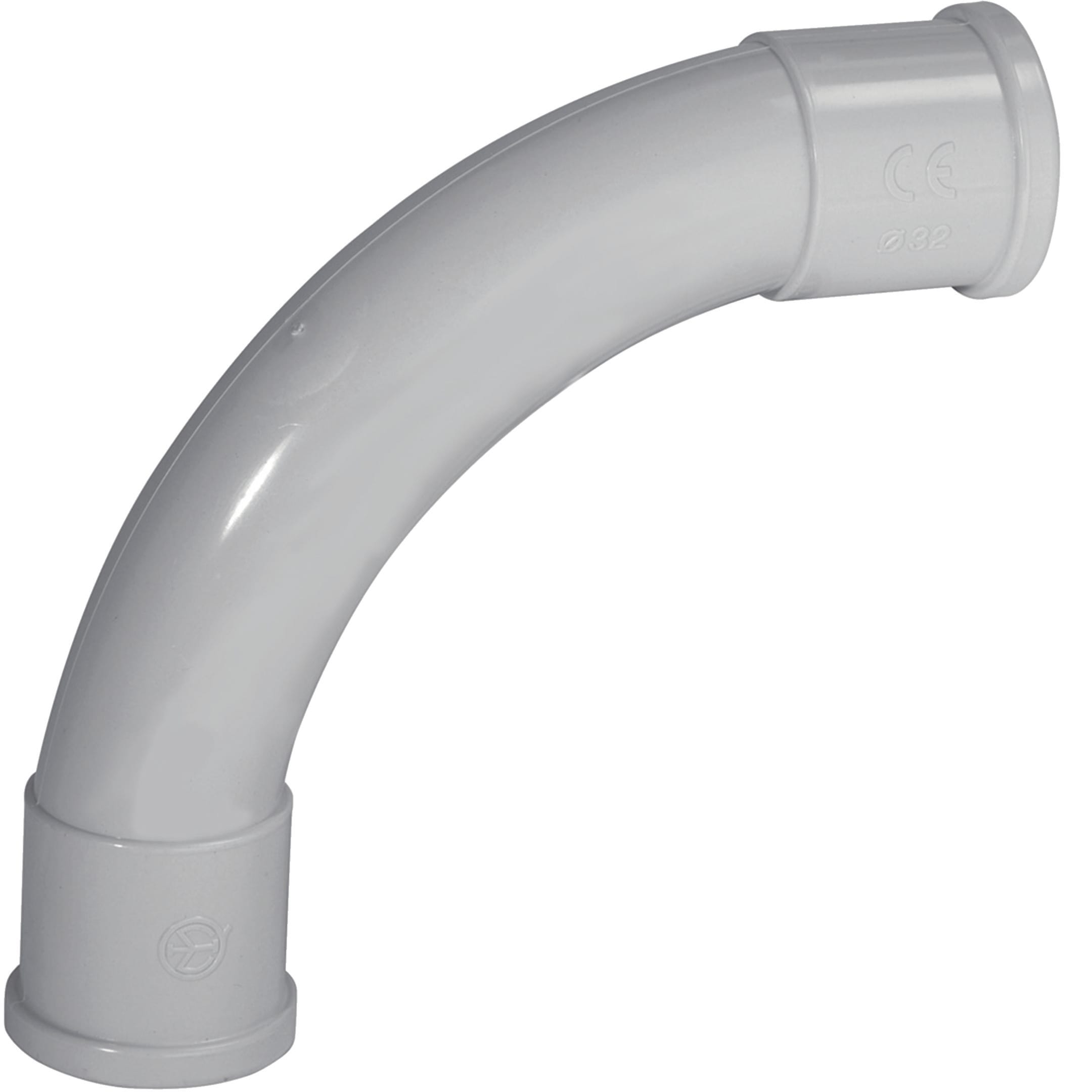 HAGER BOCCHIOTTI - IPC40   CURVA 90° TUBO RIGIDO GRI IP65