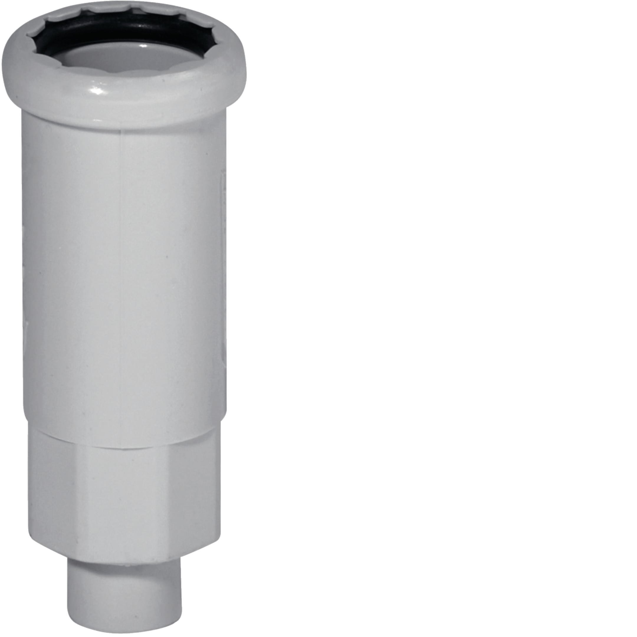 HAGER BOCCHIOTTI - Raccordo tubo rigido 20mm - guaina spiralata 16mm IP65 grigio BLOG20