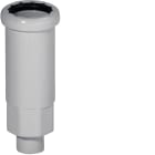HAGER BOCCHIOTTI - Raccordo tubo rigido 25mm - guaina spiralata 20mm IP65 grigio BLOG25