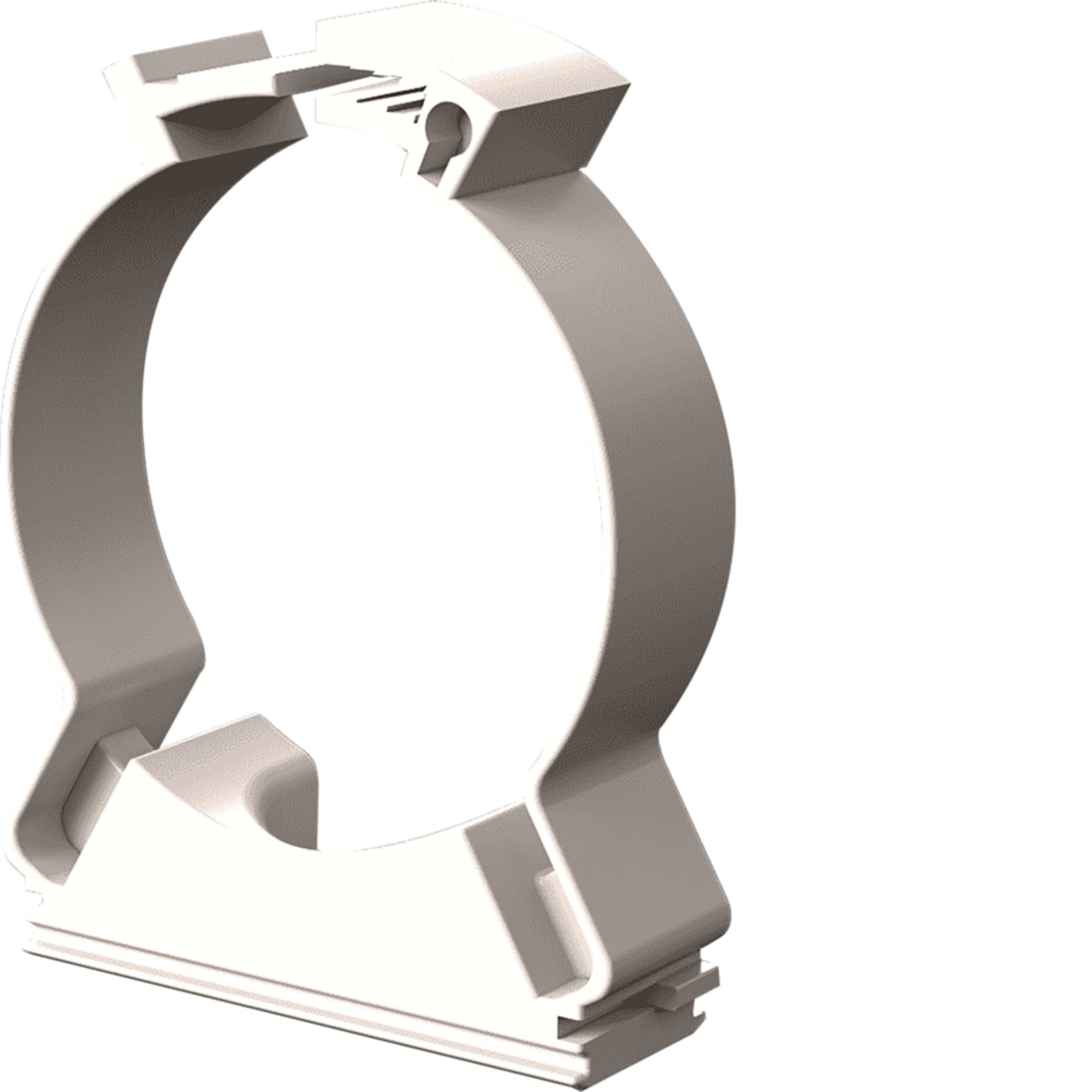 HAGER BOCCHIOTTI - Supporto fissatubo a collare HF per il fissaggio di tubi rigidi da 25 mm grigio