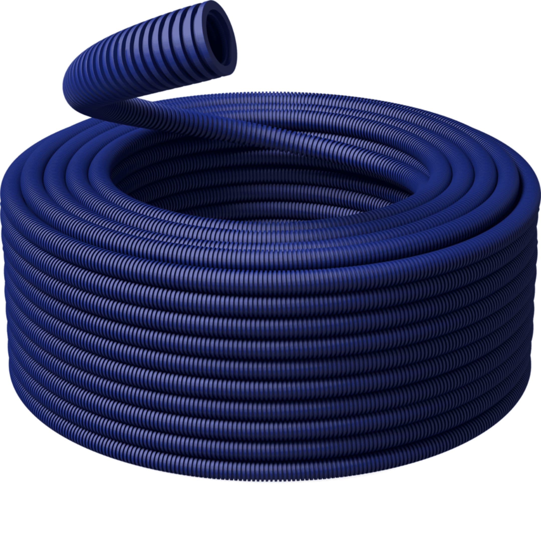 HAGER BOCCHIOTTI - Tubo corrugato autorinvenente ICTA 34223-33433 LSZH blu 20 mm