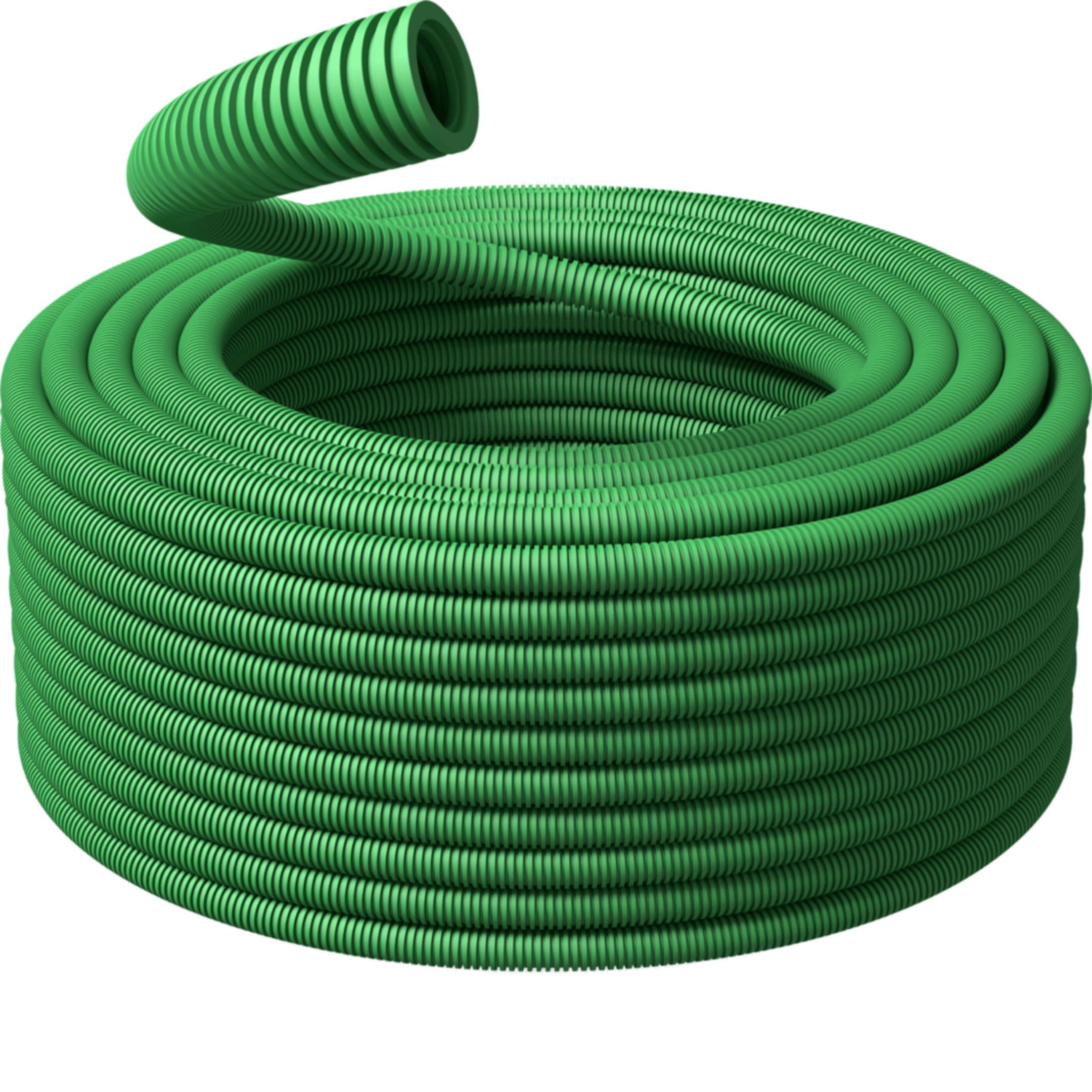 HAGER BOCCHIOTTI - Tubo corrugato autorinvenente ICTA 34223-33433 LSZH verde 20 mm